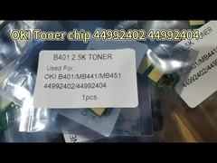 Chip de impressora 2.5K original 44992407 Compatível com OKI Data B401 B401D B401DN MB441 Série MB451