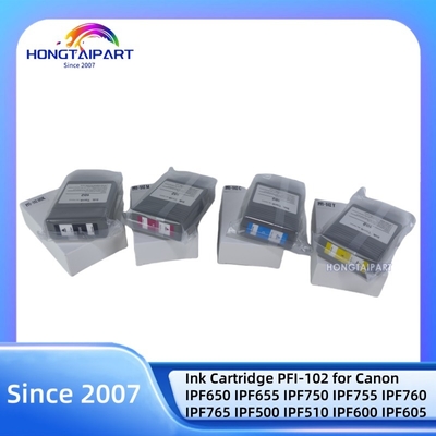 comprar Cartucho de tinta-MBK C M Y PFI-102 para Canon IPF650 IPF655 IPF750 IPF755 IPF760 IPF765 IPF500 IPF510 IPF600 IPF605 IPF610 IPF710 IPF650 IPF750 fabricação em linha