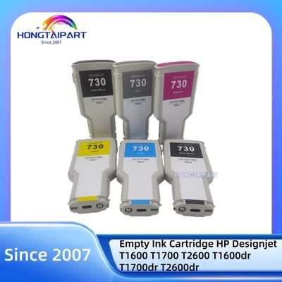 comprar 300ML Empty Ink Cartridge 730 P2V71A-MK P2V73A-PK P2V68A-C P2V70A-Y P2V69A-M P2V72A-G for HP Designjet T1600 T1700 T2600 T1600dr T1700dr T2600dr fabricação em linha