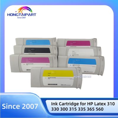comprar 775ML Empty Ink Cartridge Compatible with HP Latex 310 330 300 315 335 365 560 Models 831C CZ694A-PK CZ695A-C CZ696A-M CZ697A-Y CZ698A-LC CZ699A-LM CZ706A-OP fabricação em linha