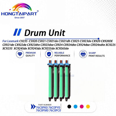 comprar Unidade de cilindro 76C0PK0 76C0PY0 76C0PM0 compatível com impressora da série Lexmark CS920 CX920 XC9235 fabricação em linha