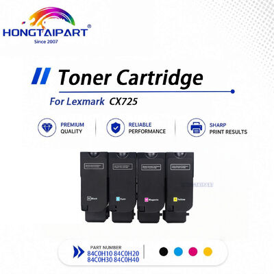 Comprar Conjunto de toner compatível de 4 cores 84C0H10-84C0H40 para impressora a laser Lexmark CX725 fabricação em linha