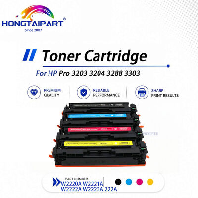 Comprar Cartucho de toner 222A W2220A W2221A W2222A W2223A para HP Pro 3203 3204 3288 3303 fabricação em linha