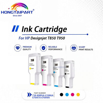 comprar Cartucho de tinta HP 738 300ml para Designjet T850 T950 498P6A 676M6A 676M7A 676M8A fabricação em linha