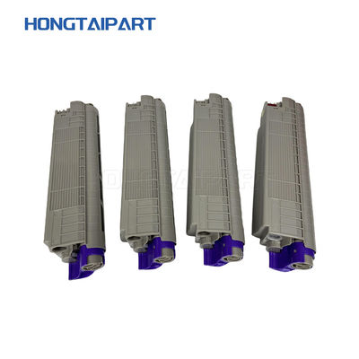 Impressora a cores compatível Cartucho toner de alta capacidade CMYK 46443101 46443102 464443103 46443104 Para OKI C823 C833 C83