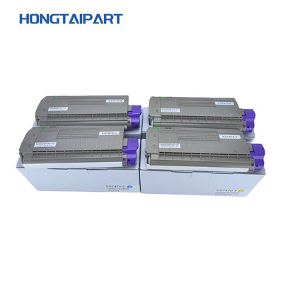 Cartucho de tonificador de cores compatível CMYK 45396213 45396214 45396215 45396216 Para kit de tonificador de impressora OKI ES7470 ES7480 ES7460