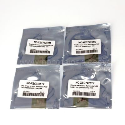 Phaser 7425 de Chip For Xerox do cartucho de toner 7428 7435 (006R01395 006R01396 006R01397 006R01398)