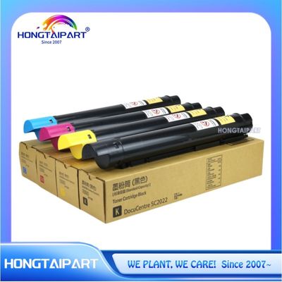 HONGTAIPART Cartucho Toner de Cor Compativel CT202952 CT202956 CT202957 CT202958 para Fuji Xerox DC SC2020 SC2022 Parte de Copiador de Alta Capacidade Preto Amarelo Ciano Magenta