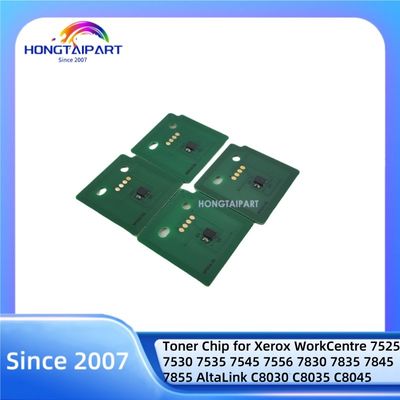 Toner Chip-BK Y M C 006R01509 006R01510 006R01511 006R01512 Para o Centro de Trabalho da Xerox 7525 7530 7535 7545 7556 7830 7835 7845 7855 AltaLink C8030 C8035 C8045 C8055