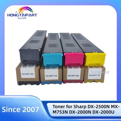 Toner (20K) DX-25FTBA (7K) DX-25FTCA DX-25FTMA DX-25FTYA para Sharp DX-2500N MX-M753N DX-2000N DX-2000U