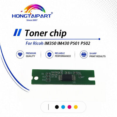 Chip de redefinição de toner para ricoh im350 im430 p501 p502 chip de cartucho de impressora a laser