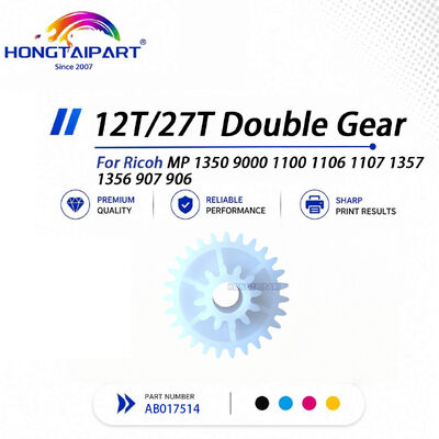 Engrenagem dupla 12T/27T AB017514 para Ricoh MP9000 1100 1350 1106 1107 1356 1357 906