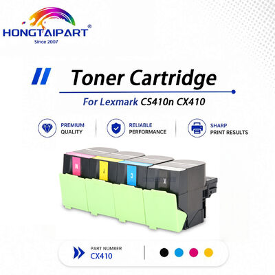 Cartucho de toner Lexmark CX410 de imagem clara e baixo defeito para impressora multifuncional de escritório CS410n CX410