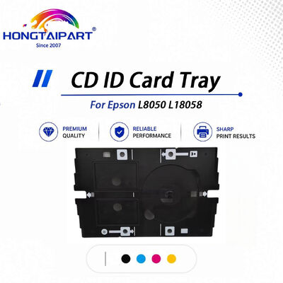 Bandeja de cartão de identificação de CD alinhada com precisão, resistente a atolamentos, compatível com Epson L8050 L18058