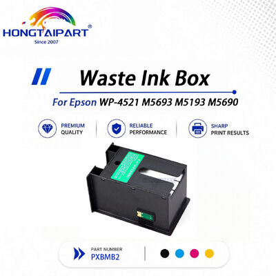 Caixa de tinta residual PXBMB2 calibrada anti-vazamento compatível para Epson WP-4521 M5693 M5193 M5690