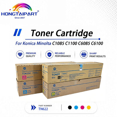 Toner original genuíno de saída estável konica minolta tn622 para copiadora c1085 c1100 c6085 c6100