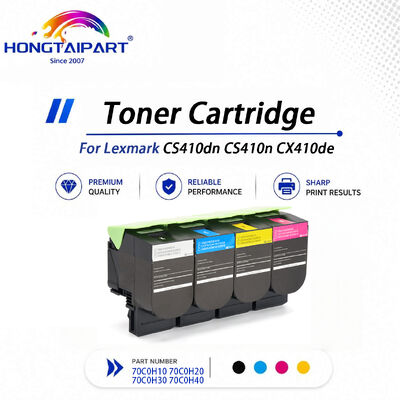 Cartucho de toner Lexmark CX410 de imagem clara e baixo defeito para impressora multifuncional de escritório CS410n CX410