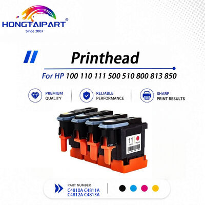 Cabeça de impressão estável C4810A C4811A C4812A C4813A para impressora HP 100 110 111 500 510 800 813 850