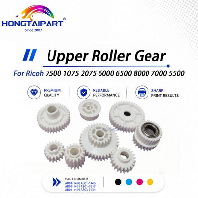 Engrenagem do Rolo Superior Estável AB01-1490 AB01-1466 AB01-1491 AB01-7617 AB01-1469 AB03-0734 Para Ricoh 7500 1075 2075 6000 6500 8000 7000 5500 Copiadora