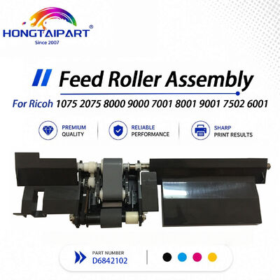 Conjunto de rolo de alimentação estável D6842102 para Ricoh 1075 2075 8000 9000 7001 8001 9001 7502 6001 Copiadora
