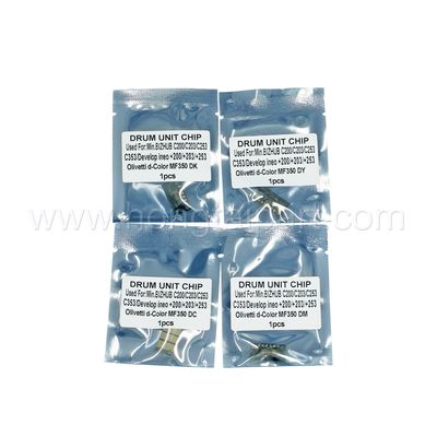Cilindro genuíno Chip Konica Minolta Bizhub C200 C203 C253 IU211 A0DE02F A0DE06F A0DE0CF